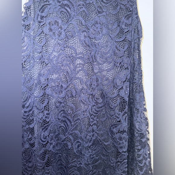 Altar’d State Navy Lace Sleeveless Dress Size Small - Picture 3 of 6